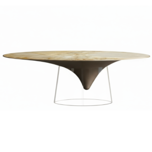 Calla Elliptical Ceramic Dining Table