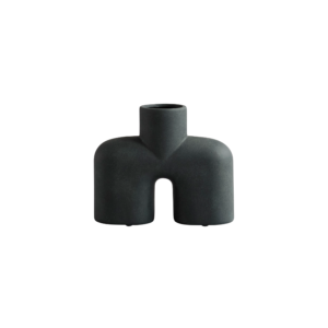 Cobra Medio Uno Black Vase
