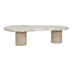 Coronel Pebble Shaped Coffee Table