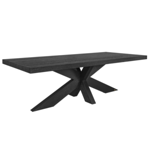 Hunter Rectangular Black Dining Table