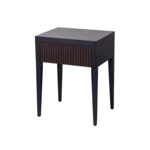 Marans Chocolate Brown 1-Drawer Side Table