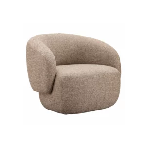 Milano Sand Tweed Lounge Chair