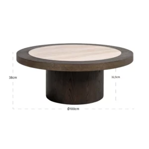 Nando Round Coffee Table – INHAUS
