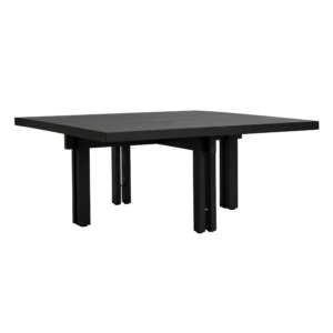 Plinth Black Oak Coffee Table 80