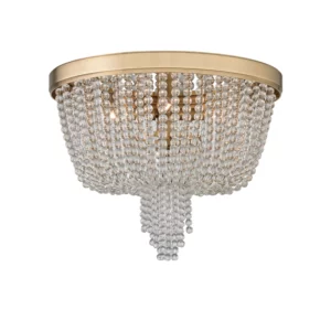 Royalton Crystal Glass Flush Mount