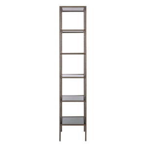 Sheridan 6-Shelves Gold Display Cabinet