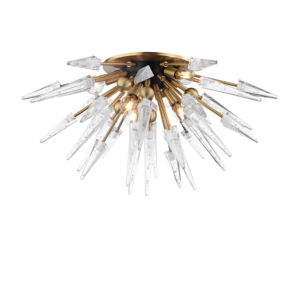 Sparta Brass Ceiling Light