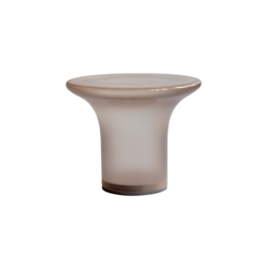 Trumpet Low Smoked Glass Side Table